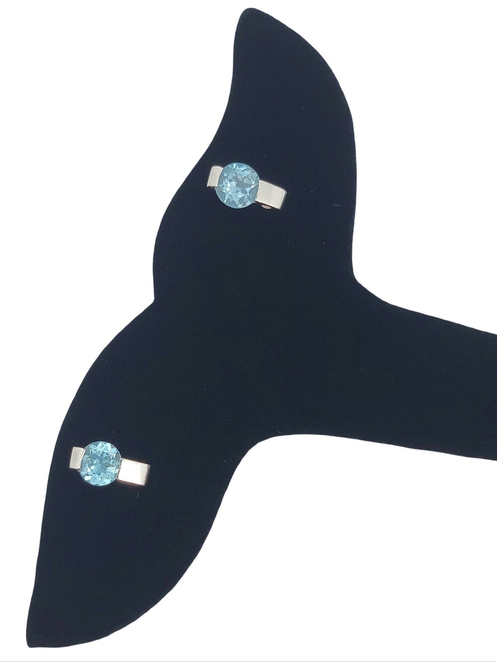 Kay Jewelers 14k White Gold Sky Blue Topaz Stud Earrings